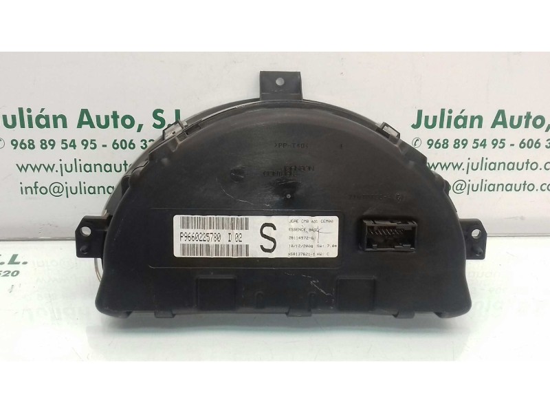Recambio de cuadro instrumentos para citroen c3 1.1 audace referencia OEM IAM 9660225780 P9660225780 JOHNSON CONTROLS