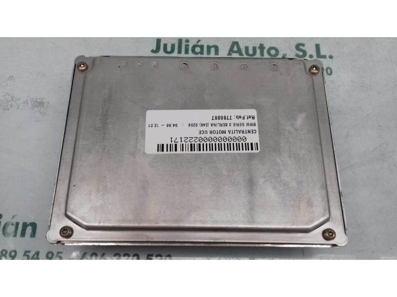 Recambio de centralita motor uce para bmw serie 3 berlina (e46) 320d referencia OEM IAM 0281010205 7786887 BOSCH