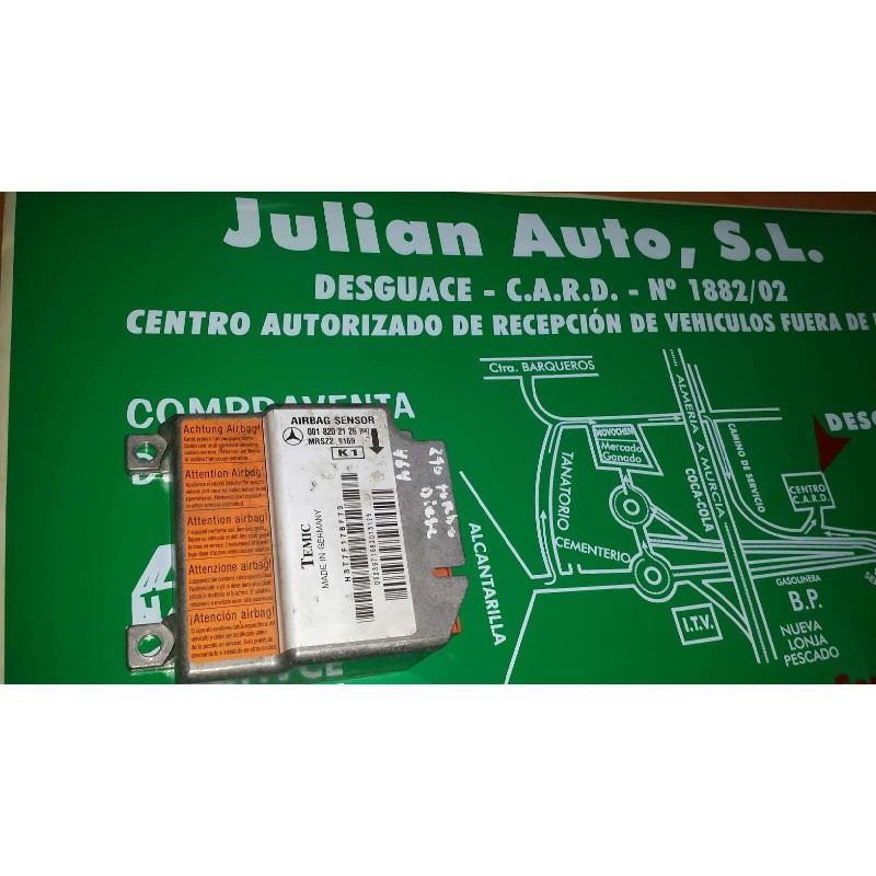 Recambio de centralita airbag para mercedes-benz clase e (w210) familiar 290 t turbodiesel (210.217) referencia OEM IAM 00182021