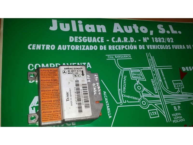 Recambio de centralita airbag para mercedes-benz clase e (w210) familiar 290 t turbodiesel (210.217) referencia OEM IAM 00182021