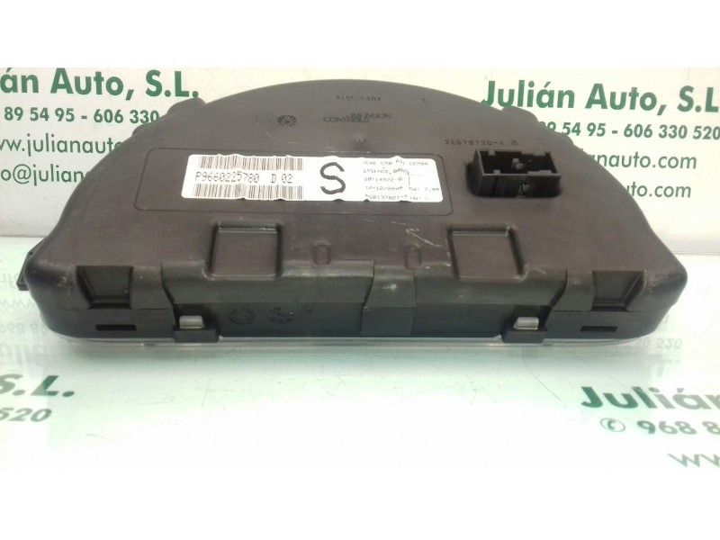 Recambio de cuadro instrumentos para citroen c3 1.1 audace referencia OEM IAM 9660225780 P9660225780 JOHNSON CONTROLS