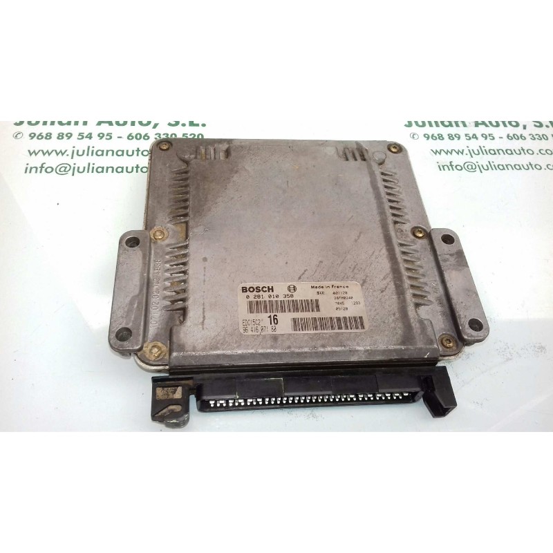 Recambio de centralita motor uce para citroen xsara picasso 2.0 hdi referencia OEM IAM 9641607180 0281010358 BOSCH