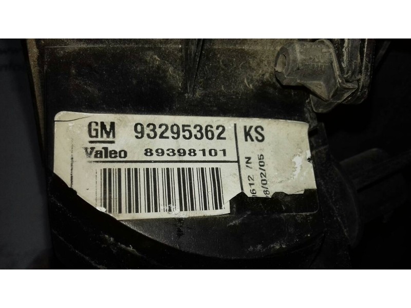 Recambio de faro antiniebla trasero izquierdo para opel meriva enjoy referencia OEM IAM 93295362 13130027 