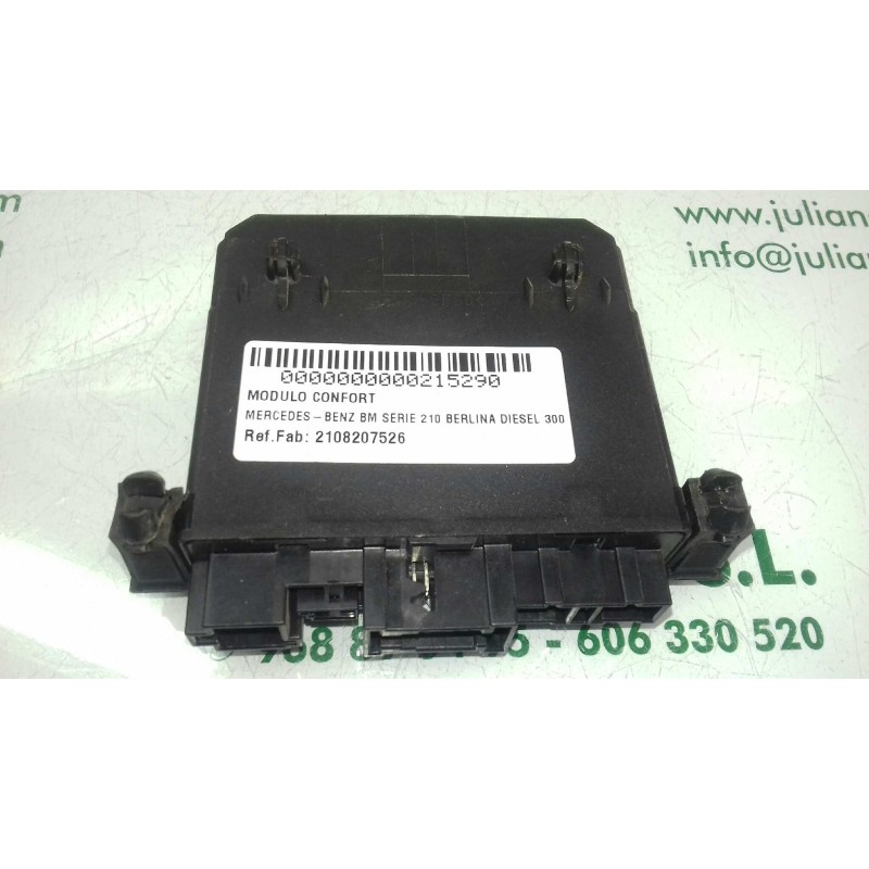 Recambio de modulo confort para mercedes-benz clase e (w210) berlina diesel 300 turbodiesel (210.025) referencia OEM IAM 2108207