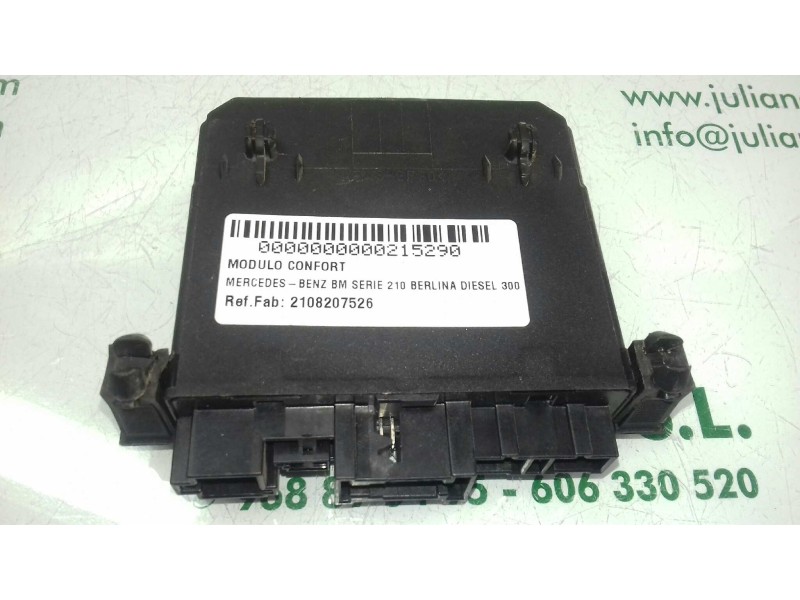 Recambio de modulo confort para mercedes-benz clase e (w210) berlina diesel 300 turbodiesel (210.025) referencia OEM IAM 2108207