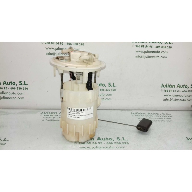 Recambio de bomba combustible para renault megane ii classic berlina luxe dynamique referencia OEM IAM 8200288808  AFORADOR BOMB