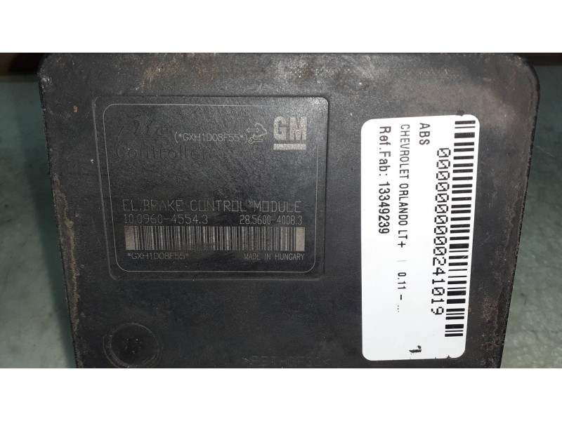 Recambio de abs para chevrolet orlando lt+ referencia OEM IAM 13349239  