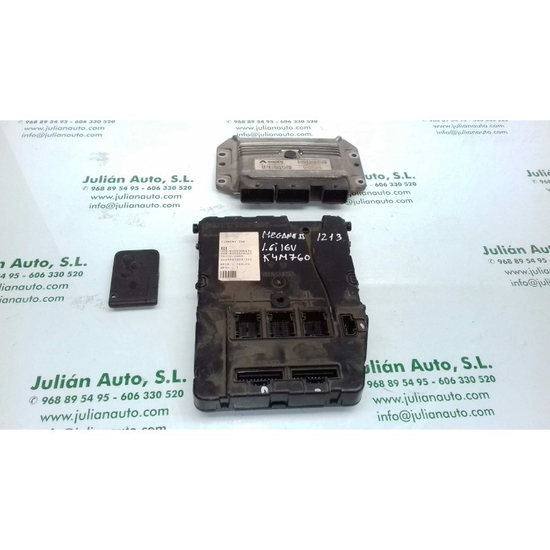 Recambio de centralita motor uce para renault megane ii berlina 5p confort authentique referencia OEM IAM 8200321263 215842882A 
