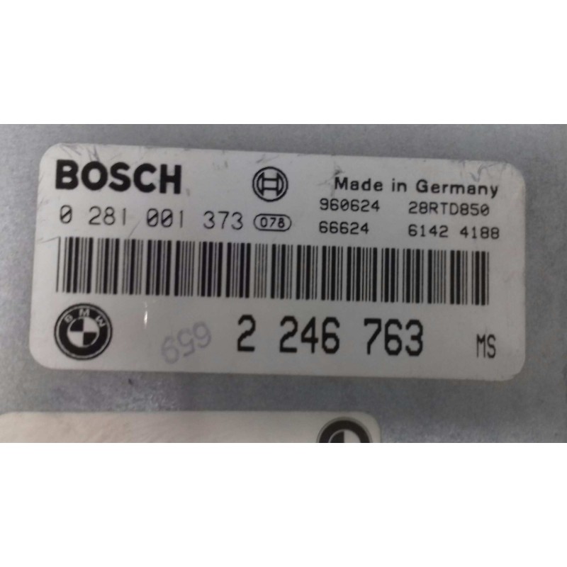 Recambio de centralita motor uce para bmw serie 5 berlina (e39) 523i referencia OEM IAM 0281001373 2246763 BOSCH