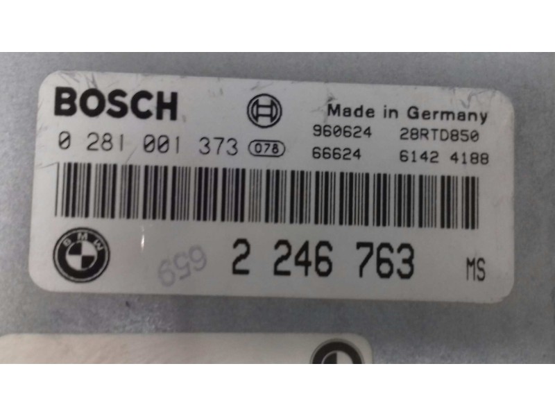 Recambio de centralita motor uce para bmw serie 5 berlina (e39) 523i referencia OEM IAM 0281001373 2246763 BOSCH