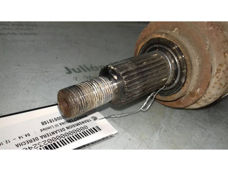 Recambio de transmision delantera derecha para renault laguna iii limited referencia OEM IAM 8200618168  