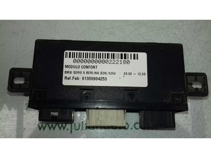 Recambio de modulo confort para bmw serie 5 berlina (e39) 525d referencia OEM IAM 61356904253 05071772 HW10SW11