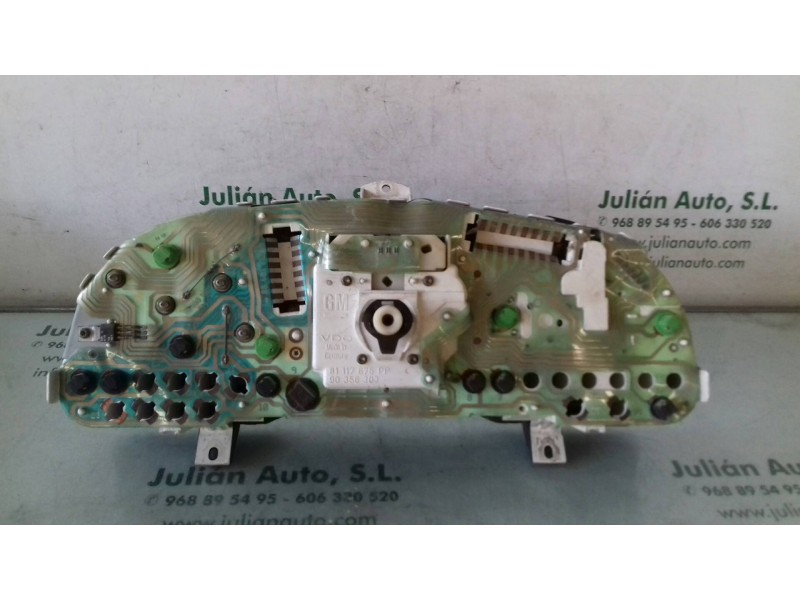 Recambio de cuadro instrumentos para opel astra f berlina cool dream referencia OEM IAM 81117675PP 90356303 VDO