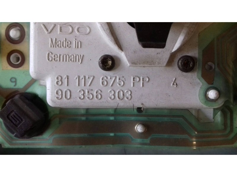 Recambio de cuadro instrumentos para opel astra f berlina cool dream referencia OEM IAM 81117675PP 90356303 VDO