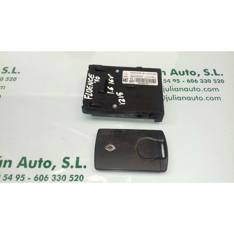 Recambio de centralita motor uce para renault fluence dynamique referencia OEM IAM 237100131R V29006869B KIT - VALEO