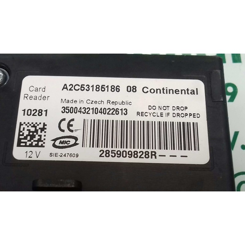 Recambio de centralita motor uce para renault fluence dynamique referencia OEM IAM 237100131R V29006869B KIT - VALEO