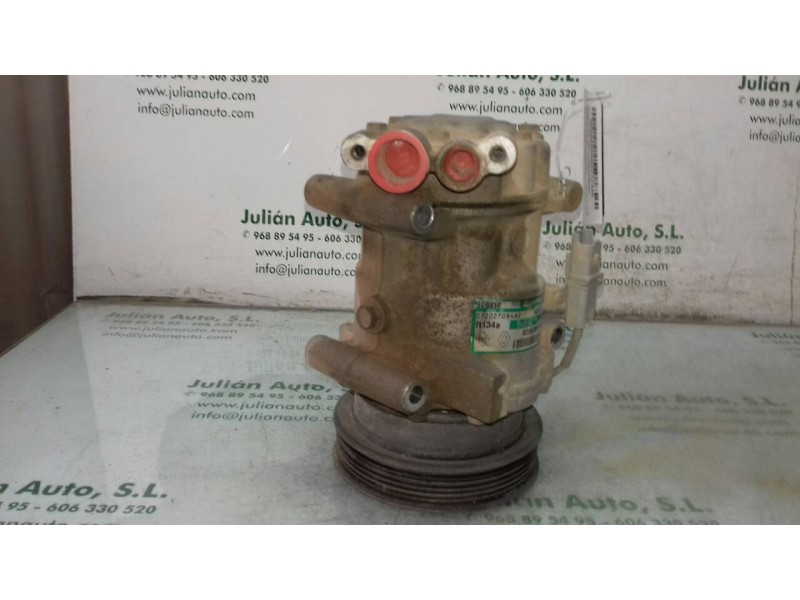 Recambio de compresor aire acondicionado para renault modus luxe privilege referencia OEM IAM 8200365787 SD6V12 SANDEN