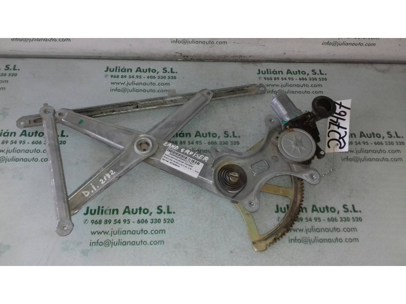 Recambio de elevalunas delantero izquierdo para toyota land cruiser (j12) 3.0 d4-d vx referencia OEM IAM 8572058010 CONECTOR 4 P