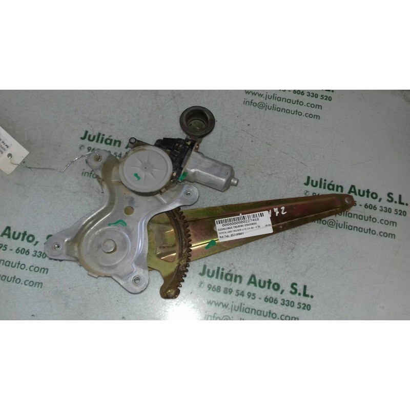 Recambio de elevalunas trasero izquierdo para toyota land cruiser (j12) 3.0 d4-d vx referencia OEM IAM 857105801 CONECTOR 4 PINE