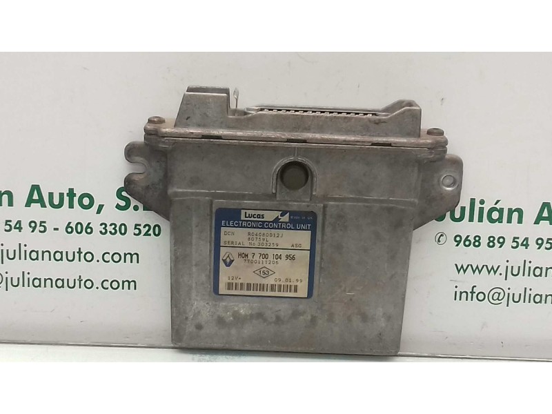 Recambio de centralita motor uce para renault kangoo (f/kc0) alize referencia OEM IAM 7700104956 7700111206 R04080012J