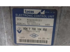 Recambio de centralita motor uce para renault kangoo (f/kc0) alize referencia OEM IAM 7700104956 7700111206 R04080012J 2