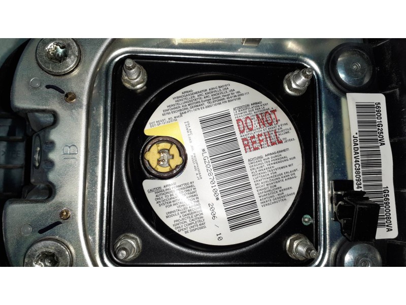 Recambio de airbag delantero izquierdo para kia rio 1.5 crdi ex1 referencia OEM IAM 569001G250VA  1G56900080VA