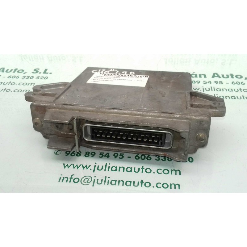 Recambio de centralita motor uce para renault clio ii fase i (b/cbo) 1.9 d referencia OEM IAM 7700104956 7700108680 R04080009D
