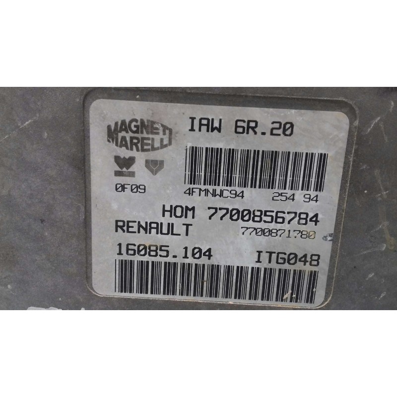 Recambio de centralita motor uce para renault twingo (co6) 1.2 easy (c066/67/68) referencia OEM IAM 7700856784 7700871780 IAW6R2