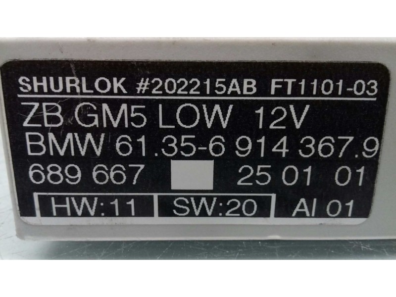 Recambio de centralita check control para bmw serie 3 compact (e46) 316ti referencia OEM IAM 613569143679 689667 