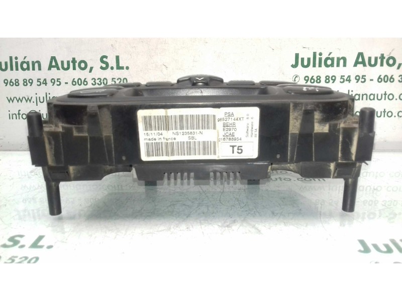 Recambio de mando climatizador para peugeot 307 (s1) xr referencia OEM IAM 96527144XT E2970 216788954