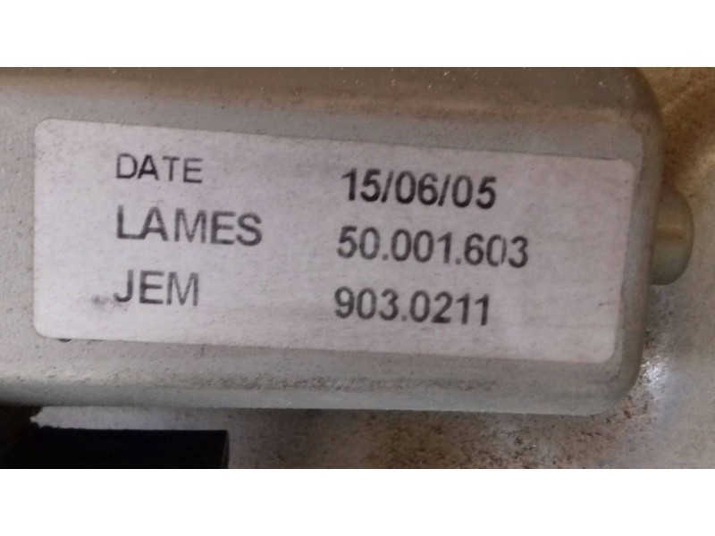 Recambio de elevalunas trasero derecho para fiat stilo (192) 1.9 jtd / 1.9 jtd 115 dynamic referencia OEM IAM 50001603 9030211 E