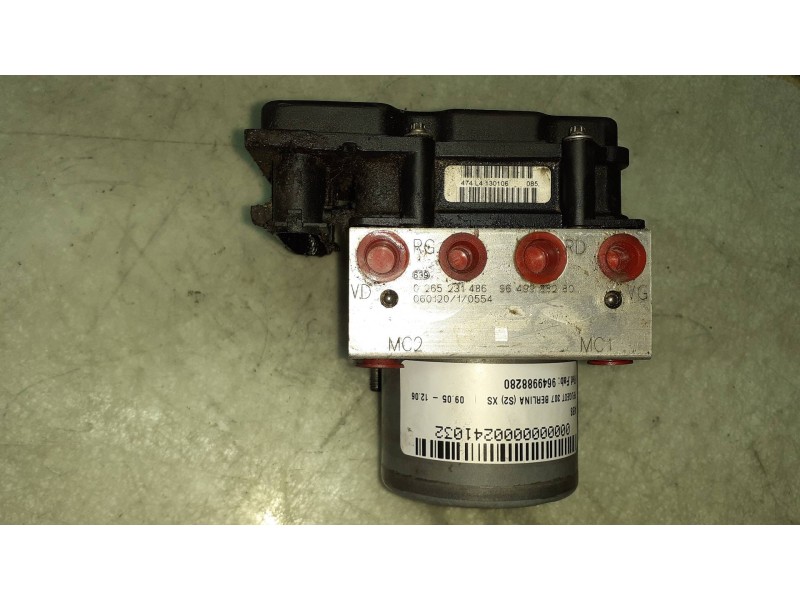 Recambio de abs para peugeot 307 berlina (s2) xs referencia OEM IAM 9649988280 0265800395 0265231486
