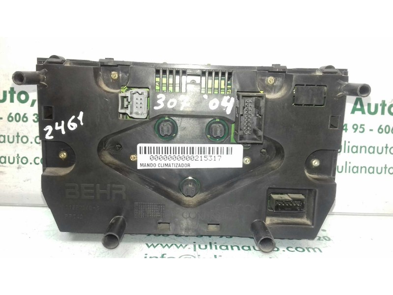 Recambio de mando climatizador para peugeot 307 (s1) xr referencia OEM IAM 96527144XT E2970 216788954