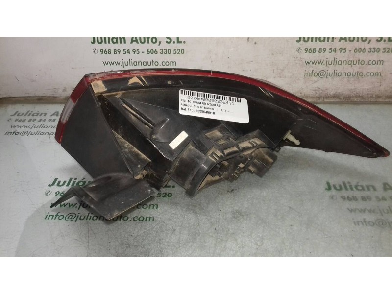 Recambio de piloto trasero izquierdo para renault clio iv business referencia OEM IAM 265554091R  