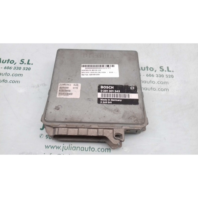 Recambio de centralita motor uce para bmw serie 3 berlina (e36) 318tds referencia OEM IAM 0281001243 2245541 BOSCH