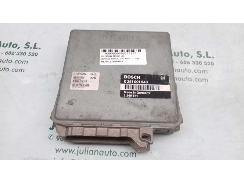 Recambio de centralita motor uce para bmw serie 3 berlina (e36) 318tds referencia OEM IAM 0281001243 2245541 BOSCH