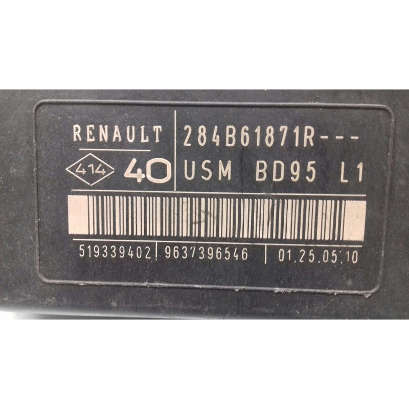 Recambio de caja reles / fusibles para renault megane iii berlina 5 p dynamique referencia OEM IAM 284B61871R 519339402 USM
