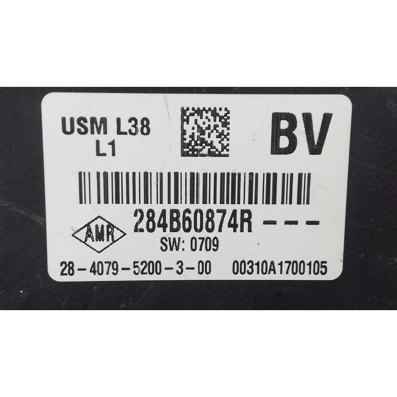Recambio de caja reles / fusibles para renault fluence dynamique referencia OEM IAM 284B60874R  USM-L38