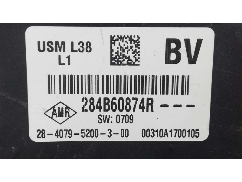 Recambio de caja reles / fusibles para renault fluence dynamique referencia OEM IAM 284B60874R  USM-L38