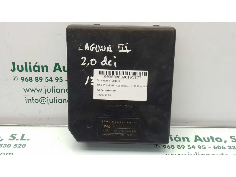 Recambio de caja reles / fusibles para renault laguna iii authentique referencia OEM IAM 284B68744R 519186639 USM