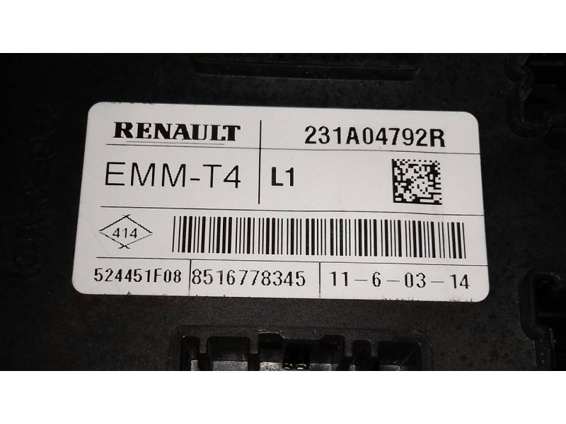 Recambio de modulo electronico para renault clio iv business referencia OEM IAM 231A04792R  