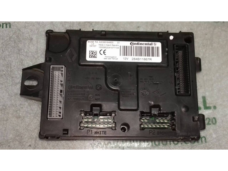 Recambio de modulo electronico para renault clio iv business referencia OEM IAM 284B11867R BCMT4 A2C86184600