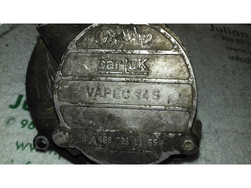 Recambio de depresor freno / bomba vacio para mercedes-benz clase a (w168) 160 cdi (168.006) referencia OEM IAM A6682300165  BAR