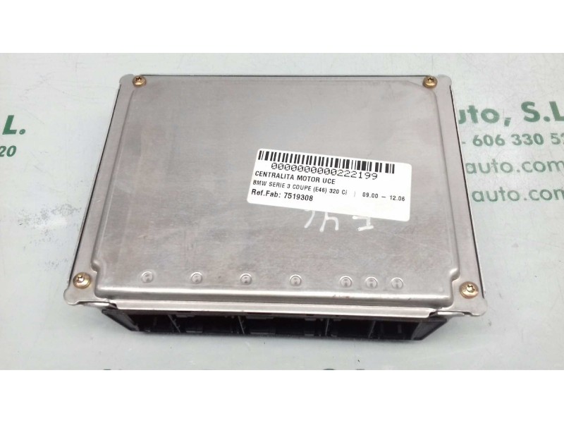 Recambio de centralita motor uce para bmw serie 3 coupe (e46) 320 ci referencia OEM IAM 7519308 5WK90015 7520484