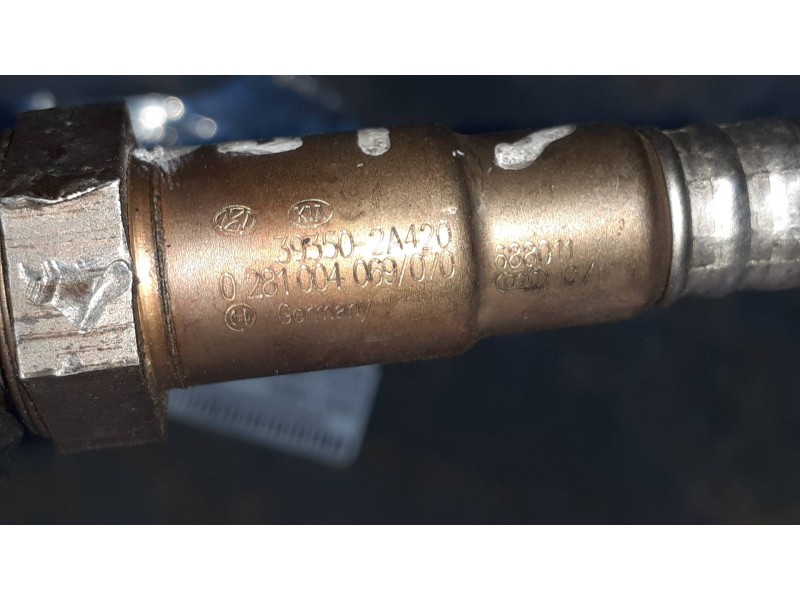 Recambio de sonda lambda para kia rio 1.5 crdi ex1 referencia OEM IAM 0281004069 393502A420 CONECTOR 6 PINES