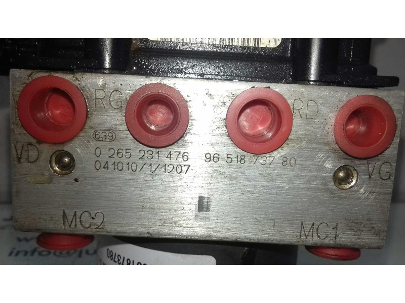 Recambio de abs para peugeot 307 (s1) xr referencia OEM IAM 9651873780 0265231476 0265800390
