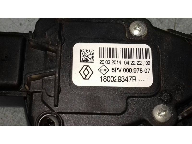 Recambio de pedal acelerador para renault clio iv business referencia OEM IAM 180029347R 6PV00997807 