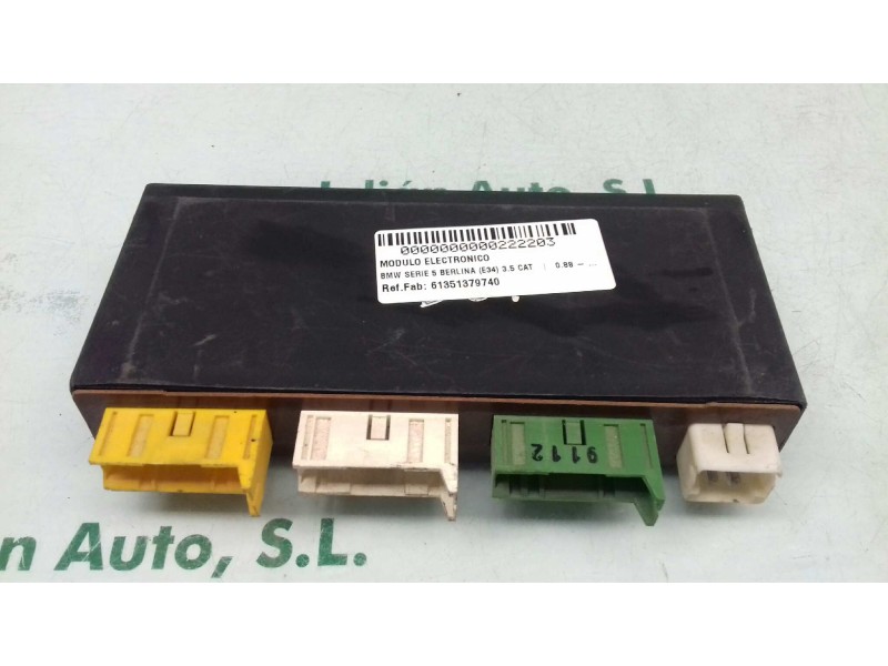 Recambio de modulo electronico para bmw serie 5 berlina (e34) 3.5 cat referencia OEM IAM 61351379740 603941002E  Recambio de modulo electronico para bmw serie 5 berlina (e34) 3.5 cat referencia OEM IAM 61351379740 603941002E