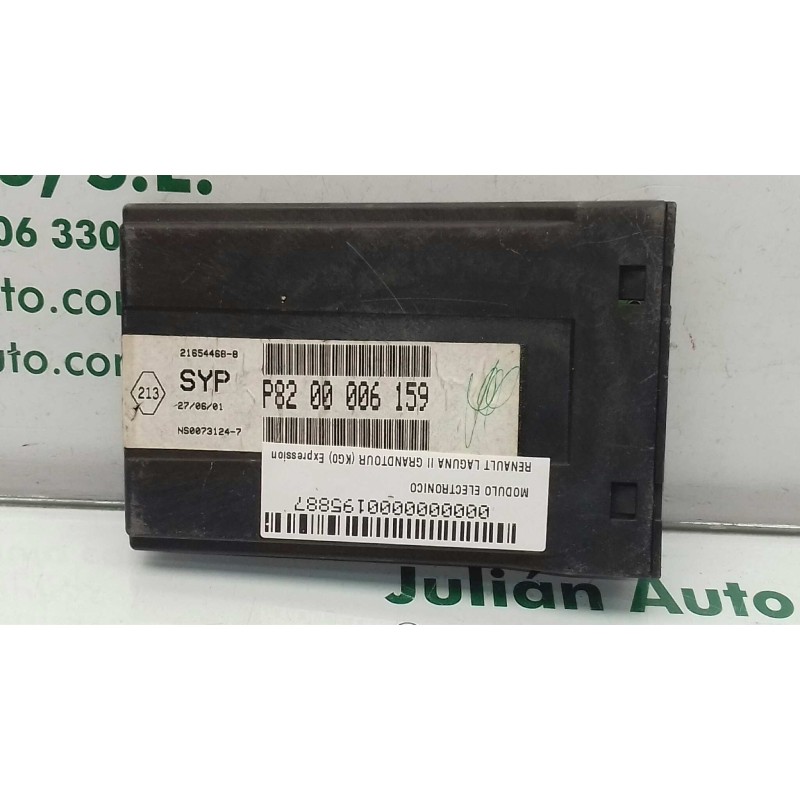 Recambio de modulo electronico para renault laguna ii grandtour (kg0) expression referencia OEM IAM 8200006159 P8200006159 