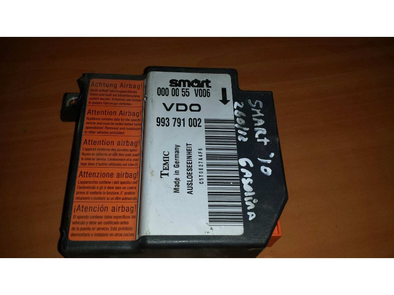 Recambio de centralita airbag para smart coupe smart scape referencia OEM IAM 993791002 0000055V006 